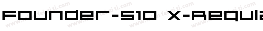 Founder-S10 X-Regula字体转换
